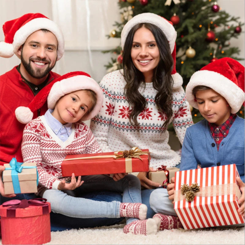Weihnachtsmützen für Erwachsene und Kinder