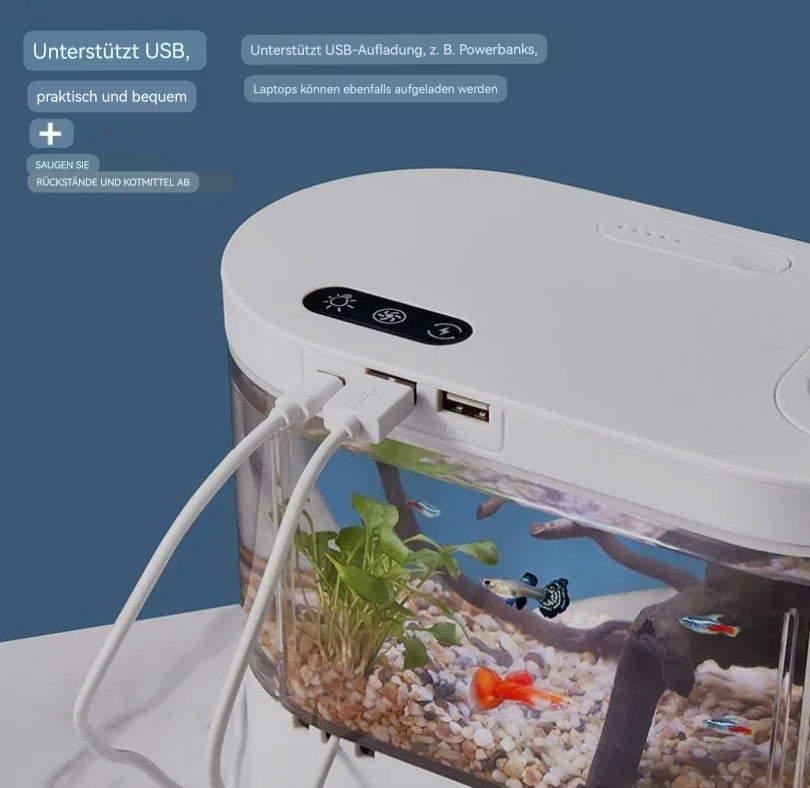 USB betriebener Mini Aquarium